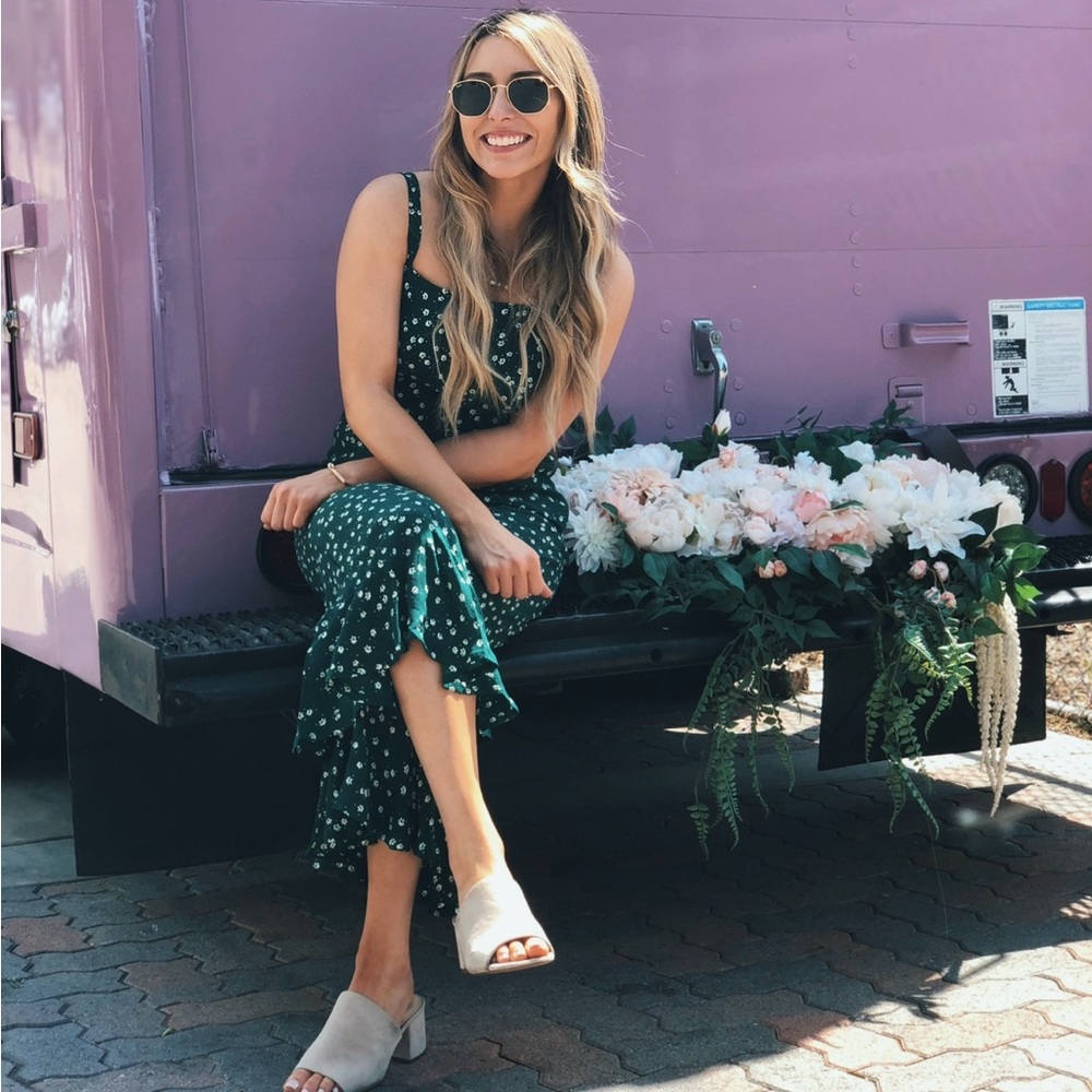 Faithful the brand green jumpsuit